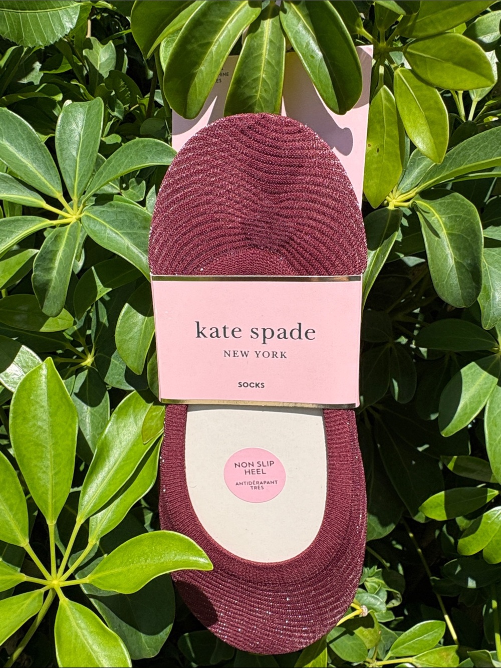 Kate Spade ♠️ Low-Profile No-Show Socks with Sparkle